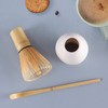 Matcha Tea Set Bamboo Matcha Whisk, Ceramic Whisk Holder, Tea Scoop,