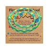 2Pcs First Day of School Family Matching String knit Bracelets