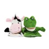 nasissant papetto Puppet Frog Cow Set of 2 Puppet Frog Cow