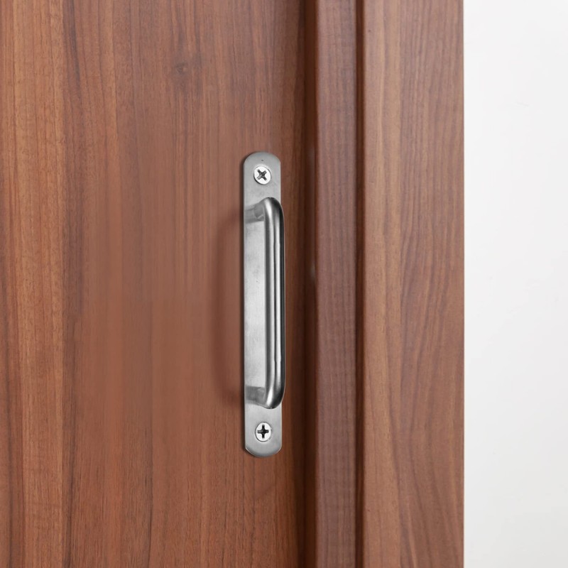 2 Pcs Pull Push Door Handles,Push Pull Door Handles,Stainless Steel