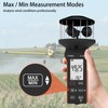 Wind Cup Anemometer with Compass, Handheld CFM Meter Measures Wind