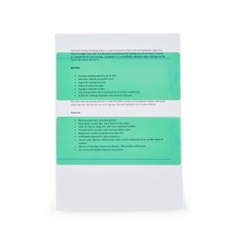 Crossbow Education Plain Window Reading Ruler - Jade (Pack of 10), EYEP56