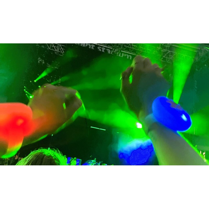 The Original NOYO Light Up Fidget Disc and Fan Wearable