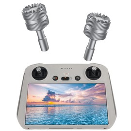 EatPitaya Controller Stick for DJI Mini 3 Pro,Metal Aluminium Joystick Thumb Replacement Rocker Ergonomic Design for DJI Mini 3 Pro RC Drone Controlle Accessories (Titanium)