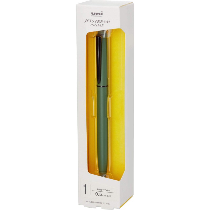 Mitsubishi Pencil SXK330005.18 Permanent Ballpoint Pen, Jet Stream Prime, Spinning