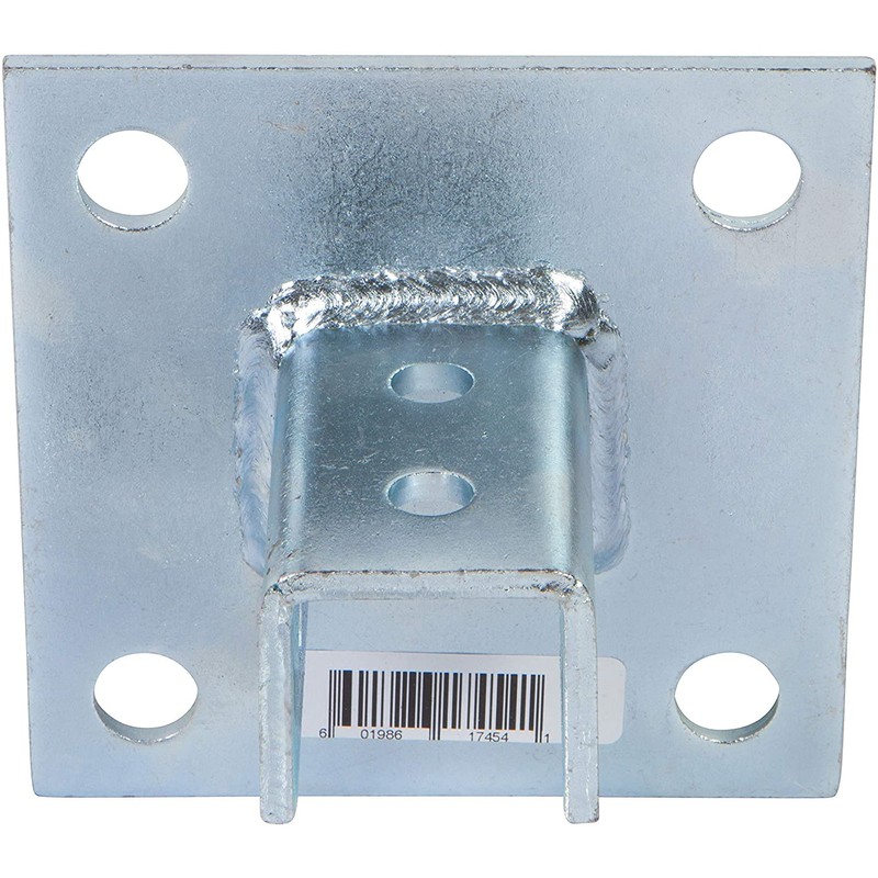 Morris Products 17454 Post Base Channel 4 Hole Square –