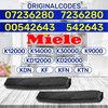 Miele Fridge Activated Carbon Filter Genuine Code 07236280 7236280 (Pack