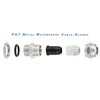 INCONTESTA 6 Pcs PG7 Cable Gland Joint Stainless Steel Adjustable
