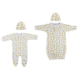 UD_Unisex Closed-toe Sleep & Play With Caps (pack Of 4 ) Nc_0712m
