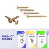 TOOINKCV 85pcs Coarse Thread Drywall Screws, Drive BugleHead Wood Screws