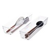 iDesign Recycled Plastic Drawer Organizer, Set of 2, The Linus