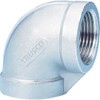 TRUSCO Threaded Pipe Fittings, SUS 90° Elbow, 20A, TLL20A