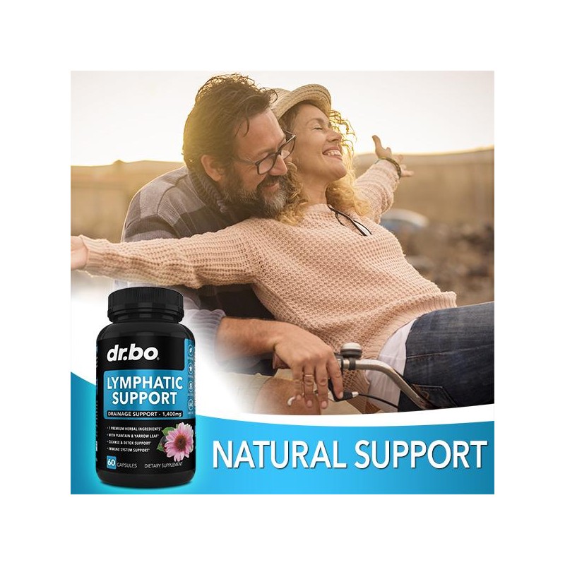 Dr. Bo Lymphatic Support Herbal Capsules - Lymphatic Cleanse with