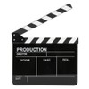 30x25CM Acrylic Clapperboard Director Professional Movie Film Action Clap Photography