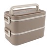 2 Tier Stackable Bento Box 304 Stainless Steel Insulated Lunch