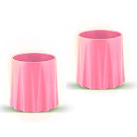 EZTOTZ Tough To Tip BPA Free Plastic Baby Cups USA Made - Open Top Cups For Kids - Tip Resistant Kid’s Tumbler Cup For Independent Toddler Learning - 12+ Months - Safe & Non-Toxic