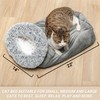 JVVGPET JVVGPET Cat Cave Bed for Indoor Cats, Warm Covered