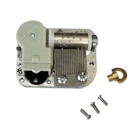Pursuestar You are My Sunshine Tiny Wind Up Music Box Movement, 18 Note Yunsheng Clockwork Musical Mechanism with Key Screws for DIY Music Boxes Replacement