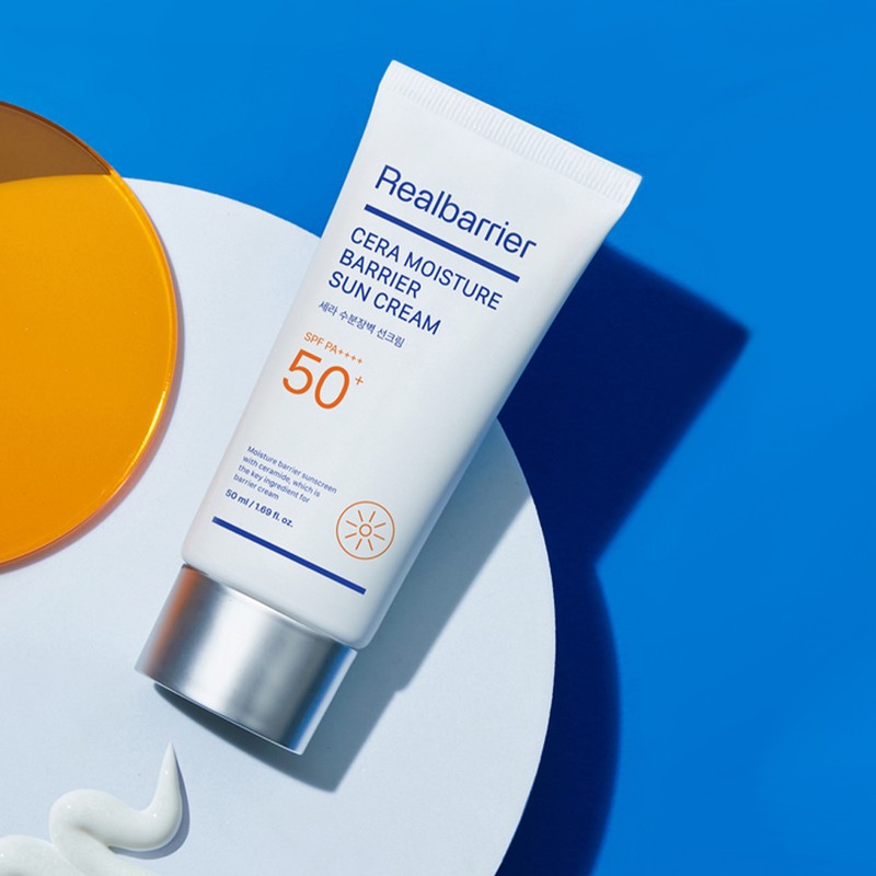 Real Barrier Cera Moisture Barrier Sunscreen SPF50+ PA++++, 50ml, 2-Pack