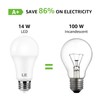 Lepro LE 100W Equivalent LED Light Bulbs, 14W 1500 Lumens
