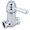 Central Brass 0331-L1/2 Self-Close Straight Stop in Chrome