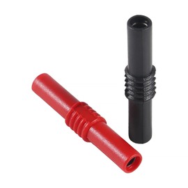 AEDIKO 16pcs 4mm Banana Plug Coupler Female to Female Banana Socket Jack Insulated Plug for 4 mm Banana Plug Connector Extension Adapter Multimeter Speaker