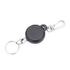 Retractable Key Chain, Stainless Steel Wire Quick Release Extendable Pull