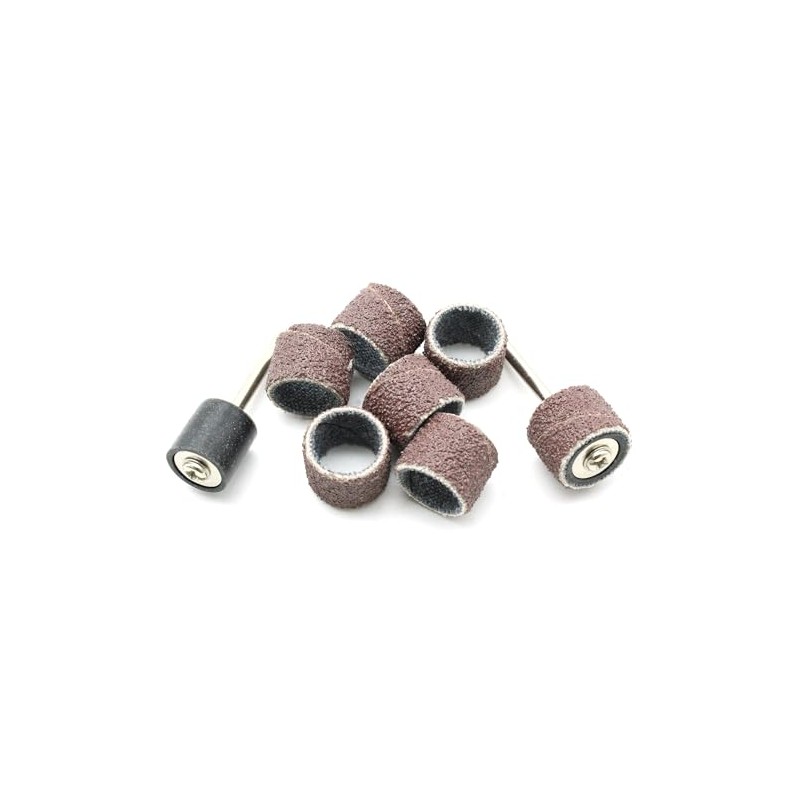 TEMO 100 pc 1/2 Inch Sand Drum Grit 60 Coarse