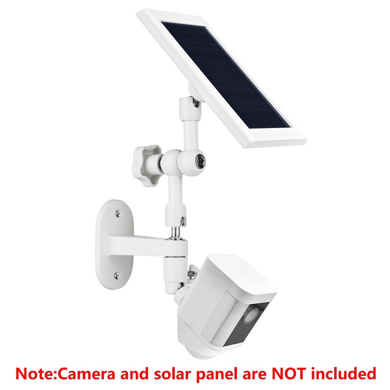 2-in-1 Wall Mount for Solar Panel, Stick Up Cam Battery,