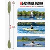 WONITAGO Angler Kayak Paddle with Fiberglass Shaft and Plastic Blade,