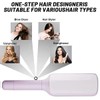 Self-Cleaning Hair Brush for Women Easy Clean Hair Brush with