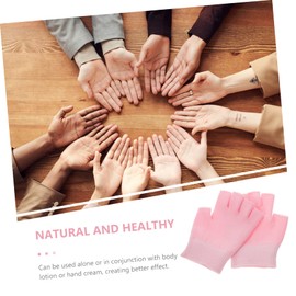MERRYHAPY Moisturizing Mitten Gel Gloves for Women Spa Glove Elastic Fit Hydrating Hand Care Set