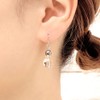 GOLD STONE Terahertz Earring, For Both Ears, Natural Crystal, Sparkling,
