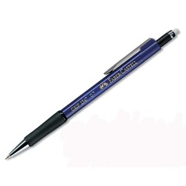 Faber Castell Grip 1347 Mechanical Pencil, 0.7 mm, Hrte B, SHAFT: Met.-Blue