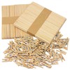Lolly Sticks and Mini Pegs Natural Wooden 200pcs - 100