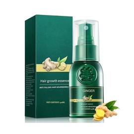 Ginger Hair Growth and Repair Serum - Strengthening Spray for Hair Loss, Thinning, Dry & Damaged Hair Regrowth for Women & Men