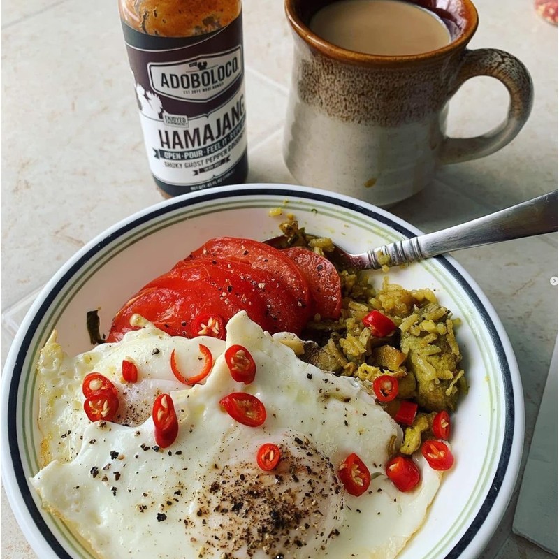 Hamajang Smoked Ghost Pepper Hot Sauce - First We Feast,