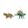 Gisela Graham Dinosaur Christmas Tree Decorations Set of 5