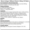 Marine (Fish) Collagen 1000mg & Vitamin C 20mg 30 Tablets