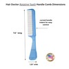 The Hair Doctor Handle Comb with silky smooth rotating teeth