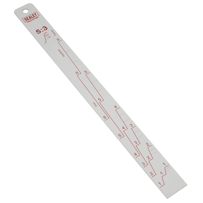 Sealey Paint Measuring Stick, Aluminium, 5:1/5:3 - PA08