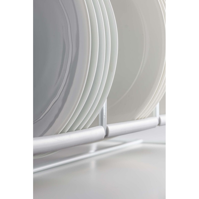 山崎実業 シリコーン ディッシュスタンド ディッシュラック タワー ワイド S ホワイト 3147