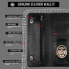IBRO Motorcycle Chain Wallet for Men – Premium Cowhide Leather,