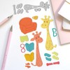 DELORIGIN Cutting Dies with Giraffe Motif Reading Book Cutting Dies
