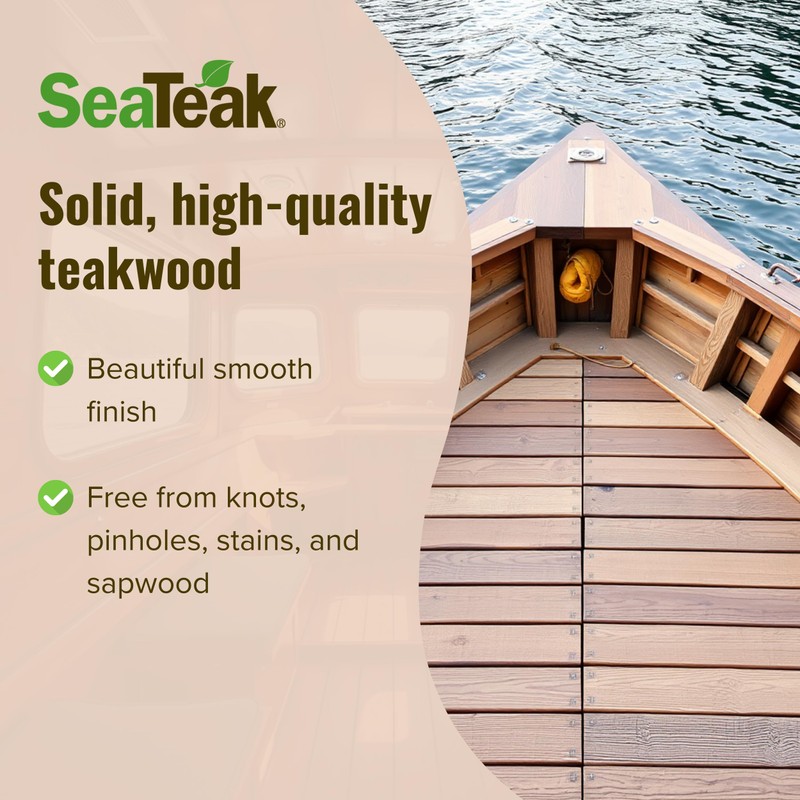SeaTeak 60725 Teak Louvered Door and Frame, Oblong, Left Hand