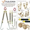 VULCAN 8 Inch Short Tow Hook on Coupling Link -