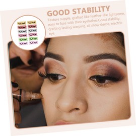 Vaguelly Eyelashes Kit Pairs False Lashes Long Thick for Daily Party Stage Grafting Tool