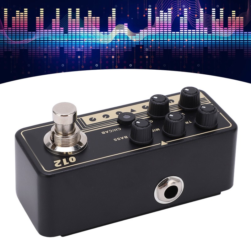 Digital Preamp Pedal Classic Rock Sound Effect Micro Preamp Effect