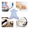 Cat Recovery Suit Prevent Licking Wounds Professional Pet Breathable Surgery