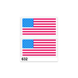 Quattroerre 632 Sticker USA Flag 10 x 12 cm